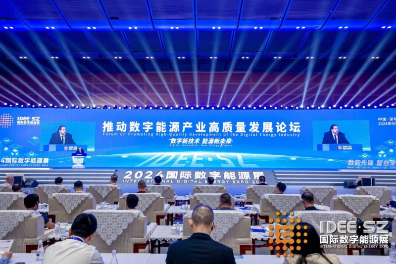 九游app入口：2024国际数字能源展主论坛全面探索能源数字化转型的新路径
